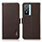 Leather Case Stands Flip Cover Holder B03H for Vivo Y76s 5G