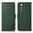 Leather Case Stands Flip Cover Holder B03H for Xiaomi Mi 10S 5G Green