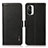 Leather Case Stands Flip Cover Holder B03H for Xiaomi Poco F3 5G Black