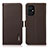 Leather Case Stands Flip Cover Holder B03H for Xiaomi Poco M5 4G