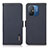 Leather Case Stands Flip Cover Holder B03H for Xiaomi Redmi 11A 4G Blue