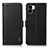 Leather Case Stands Flip Cover Holder B03H for Xiaomi Redmi A2 Black