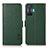 Leather Case Stands Flip Cover Holder B03H for Xiaomi Redmi K50 Gaming AMG F1 5G Green