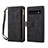 Leather Case Stands Flip Cover Holder B03S for Google Pixel 6 Pro 5G Black