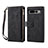 Leather Case Stands Flip Cover Holder B03S for Google Pixel 7 Pro 5G Black