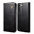 Leather Case Stands Flip Cover Holder B03S for Samsung Galaxy S22 Plus 5G Black