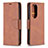 Leather Case Stands Flip Cover Holder B04F for Huawei P50