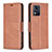 Leather Case Stands Flip Cover Holder B04F for Motorola Moto E13