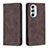 Leather Case Stands Flip Cover Holder B04F for Motorola Moto Edge 30 Pro 5G