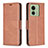 Leather Case Stands Flip Cover Holder B04F for Motorola Moto Edge 40 5G