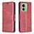 Leather Case Stands Flip Cover Holder B04F for Motorola Moto Edge 40 5G