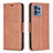 Leather Case Stands Flip Cover Holder B04F for Motorola Moto Edge Plus (2023) 5G