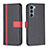 Leather Case Stands Flip Cover Holder B04F for Motorola Moto Edge S30 5G