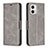 Leather Case Stands Flip Cover Holder B04F for Motorola Moto G73 5G