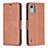 Leather Case Stands Flip Cover Holder B04F for Nokia C12