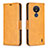 Leather Case Stands Flip Cover Holder B04F for Nokia C21