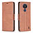 Leather Case Stands Flip Cover Holder B04F for Nokia C21