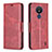 Leather Case Stands Flip Cover Holder B04F for Nokia C21