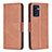 Leather Case Stands Flip Cover Holder B04F for OnePlus Nord CE 2 5G