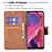 Leather Case Stands Flip Cover Holder B04F for OnePlus Nord N200 5G