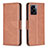 Leather Case Stands Flip Cover Holder B04F for OnePlus Nord N300 5G