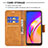 Leather Case Stands Flip Cover Holder B04F for Oppo F19 Pro+ Plus 5G