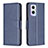 Leather Case Stands Flip Cover Holder B04F for Oppo F21 Pro 5G