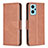 Leather Case Stands Flip Cover Holder B04F for Oppo K10 4G