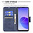 Leather Case Stands Flip Cover Holder B04F for Oppo Reno6 5G