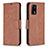 Leather Case Stands Flip Cover Holder B04F for Oppo Reno6 Lite