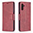 Leather Case Stands Flip Cover Holder B04F for Samsung Galaxy A13 5G Red