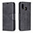 Leather Case Stands Flip Cover Holder B04F for Samsung Galaxy A20e