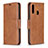 Leather Case Stands Flip Cover Holder B04F for Samsung Galaxy A20s