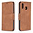 Leather Case Stands Flip Cover Holder B04F for Samsung Galaxy A30