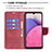 Leather Case Stands Flip Cover Holder B04F for Samsung Galaxy A33 5G