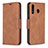 Leather Case Stands Flip Cover Holder B04F for Samsung Galaxy A40s