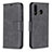 Leather Case Stands Flip Cover Holder B04F for Samsung Galaxy A40s