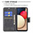 Leather Case Stands Flip Cover Holder B04F for Samsung Galaxy F02S SM-E025F