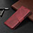 Leather Case Stands Flip Cover Holder B04F for Samsung Galaxy M02