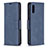 Leather Case Stands Flip Cover Holder B04F for Samsung Galaxy M02