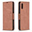 Leather Case Stands Flip Cover Holder B04F for Samsung Galaxy M02