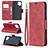 Leather Case Stands Flip Cover Holder B04F for Samsung Galaxy M12