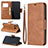 Leather Case Stands Flip Cover Holder B04F for Samsung Galaxy M20