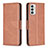 Leather Case Stands Flip Cover Holder B04F for Samsung Galaxy M23 5G