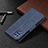 Leather Case Stands Flip Cover Holder B04F for Samsung Galaxy M32 4G