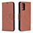 Leather Case Stands Flip Cover Holder B04F for Samsung Galaxy Note 20 5G