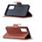 Leather Case Stands Flip Cover Holder B04F for Samsung Galaxy S20 FE (2022) 5G