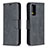 Leather Case Stands Flip Cover Holder B04F for Samsung Galaxy S20 FE (2022) 5G