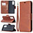 Leather Case Stands Flip Cover Holder B04F for Samsung Galaxy S20 FE (2022) 5G