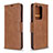 Leather Case Stands Flip Cover Holder B04F for Samsung Galaxy S20 Plus